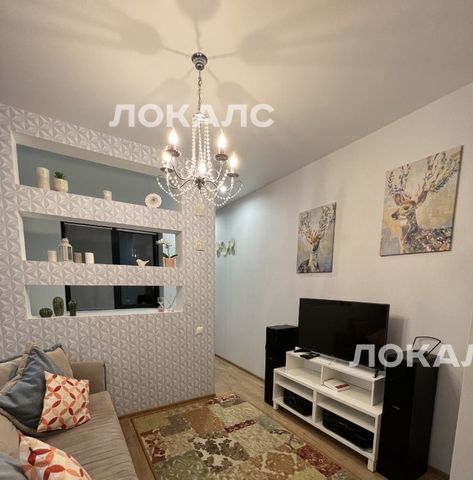 Сдам 1-к квартиру на Кронштадтский бульвар, 6к1, метро Речной вокзал, г. Москва