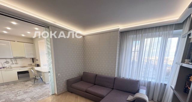 Сдам 2-комнатную квартиру на улица Маршала Соколовского, 1, метро Зорге, г. Москва