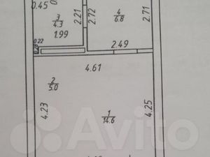 Студия Татарстан, Казань ул. Габдуллы Кариева, 4 (32.5 м²)