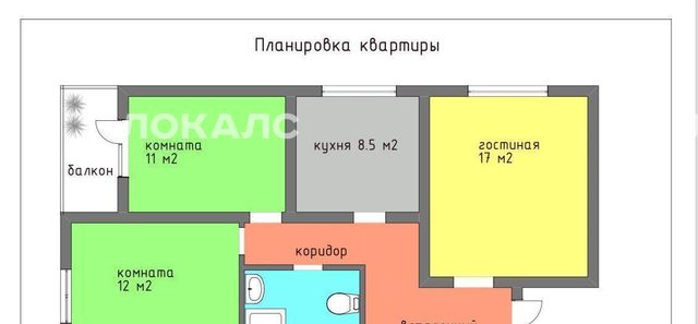 Снять 3-комнатную квартиру на Коломенская набережная, 26к2, метро Коломенская, г. Москва