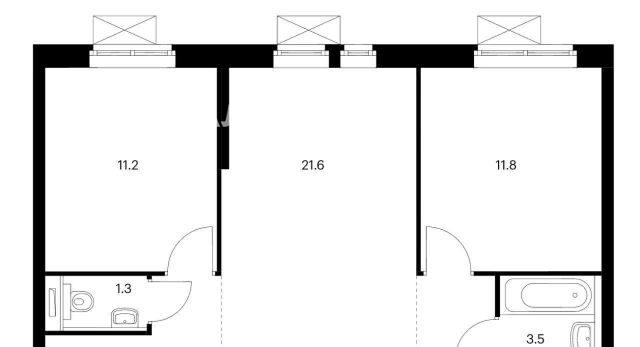 Аренда 2-к квартиры на Перовское шоссе, 2к2, метро Нижегородская, г. Москва