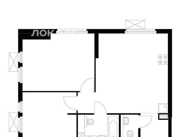 Аренда 2х-комнатной квартиры на улица Михайлова, 30Ак2, г. Москва