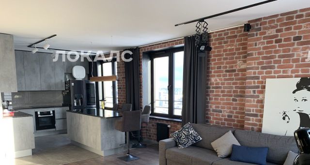 Сдается 3к квартира на Новодмитровская улица, 2к7, метро Савёловская, г. Москва