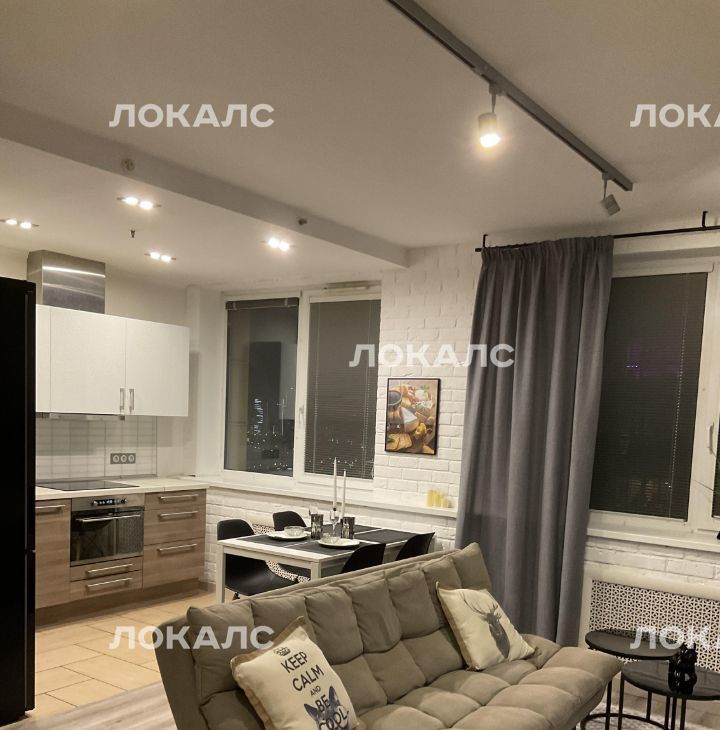 Аренда 2х-комнатной квартиры на Хорошевское шоссе, 12к1, метро Хорошёвская, г. Москва