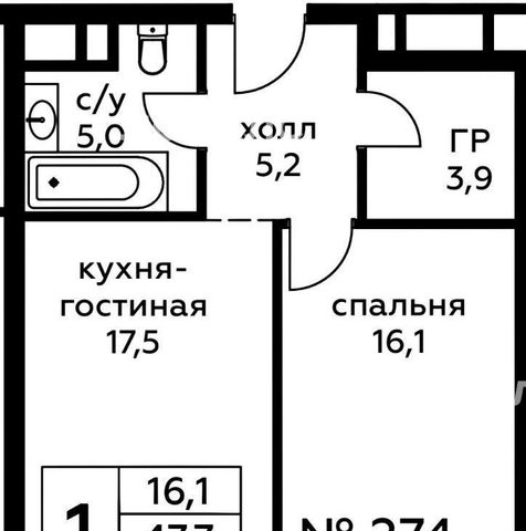 Сдам 1-к квартиру на Стремянный переулок, 2, метро Добрынинская, г. Москва