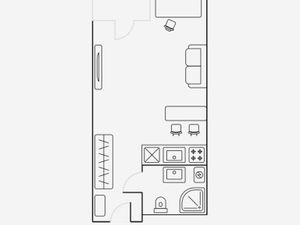 Квартира-студия: Москва, Ходынский бульвар, 2 (32 м²)