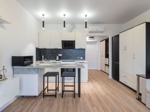 Апартаменты Flat Inn на Новоостаповской в ЖК «Первый Дубровский»