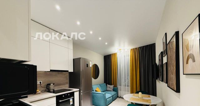 Снять 1-комнатную квартиру на Нагатинская набережная, 10А, метро Коломенская, г. Москва