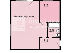 1-комнатная квартира: Москва, Открытое шоссе, 21к12 (33 м²)