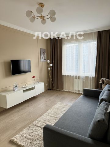 Аренда 1-комнатной квартиры на г Москва, ул Производственная, д 10 к 2, метро Боровское шоссе, г. Москва