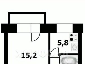 1-к кв. Новосибирская область, Новосибирск Звездная ул., 4а (28.5 м²)