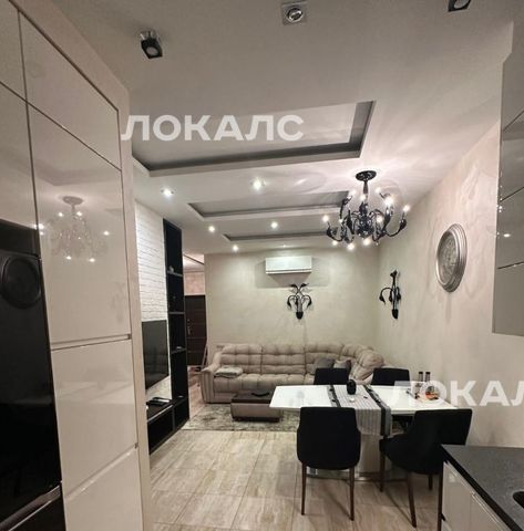 Сдаю трехкомнатную квартиру на улица Исаковского, 39К1, метро Щукинская, г. Москва