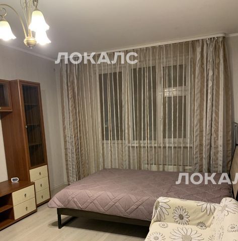 Снять однокомнатную квартиру на Дубнинская улица, 53К2, метро Селигерская, г. Москва