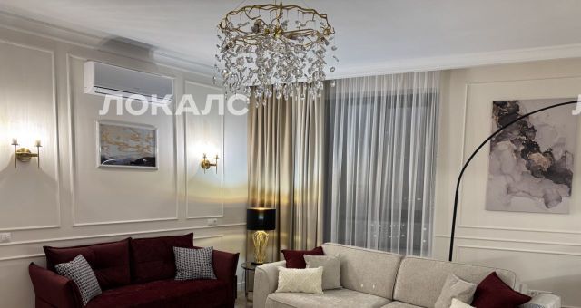 Сдаю трехкомнатную квартиру на улица Лобачевского, 120к1, метро Мичуринский проспект, г. Москва
