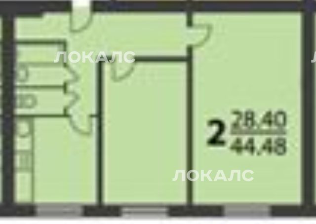 Сдам 2-к квартиру на г Москва, ул Сумская, д 12 к 2, метро Южная, г. Москва