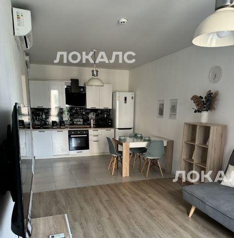 Сдается двухкомнатная квартира на улица Александры Монаховой, 84к3, метро Бунинская аллея, г. Москва