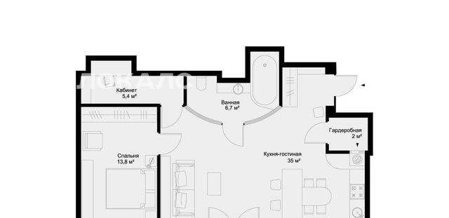 Снять 3х-комнатную квартиру на Новослободская улица, 62К2, метро Белорусская, г. Москва