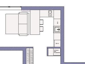 Студия Новосибирская область, Новосибирск Железнодорожная ул., 18 (33.8 м²)