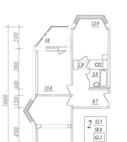 Аренда 2к квартиры на 13-я Парковая улица, 38к2, метро Щёлковская, г. Москва