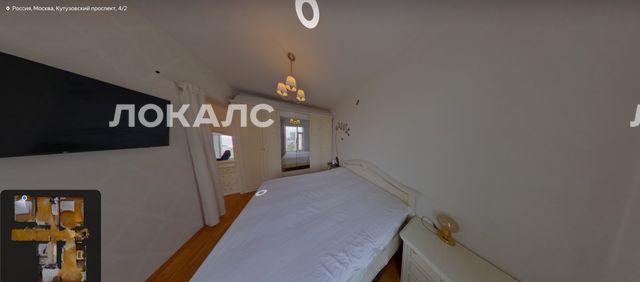 Сдаю 4к квартиру на г Москва, Кутузовский пр-кт, д 4/2, метро Кутузовская, г. Москва
