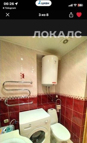 Аренда 1к квартиры на Бойцовая улица, 14К4, метро Преображенская площадь, г. Москва