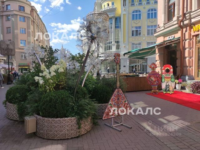 Сдам 1к квартиру на г Москва, ул Арбат, метро Смоленская (Филевская линия), г. Москва