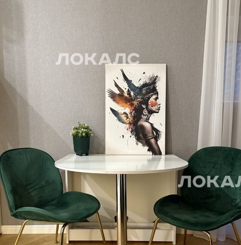 Аренда однокомнатной квартиры на проспект Маршала Жукова, 39Ак2, метро Хорошёвская, г. Москва