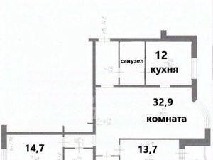 3-х комнатная квартира Нагатинская