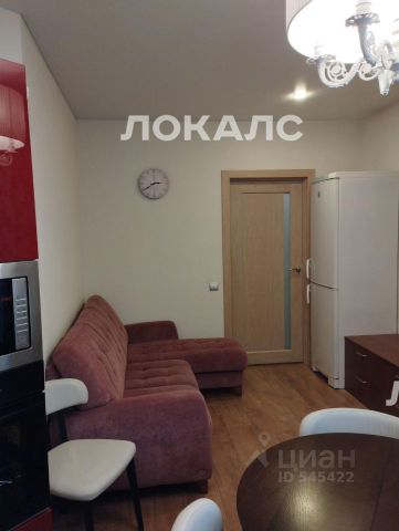Сдается 2х-комнатная квартира на улица Народного Ополчения, 3, метро Хорошёво, г. Москва