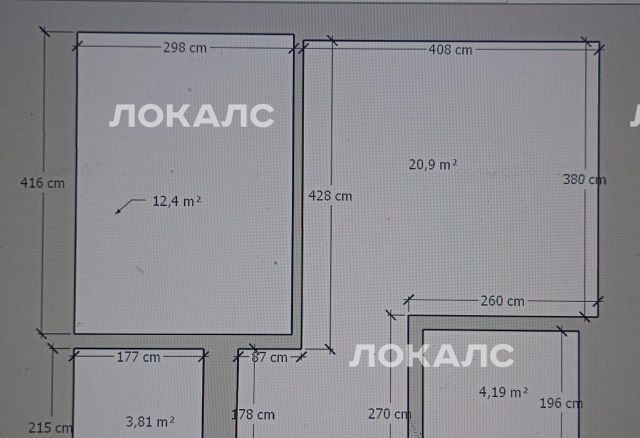 Сдаю двухкомнатную квартиру на Родниковая улица, вл26, метро Новопеределкино, г. Москва