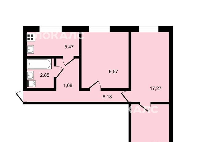Сдается 3к квартира на Комсомольский проспект, 19, метро Спортивная, г. Москва