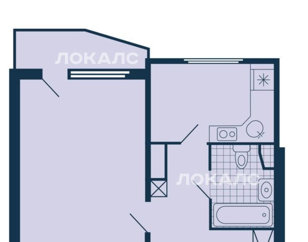 Снять 1-комнатную квартиру на 15-я Парковая улица, 47К1, метро Измайловская, г. Москва