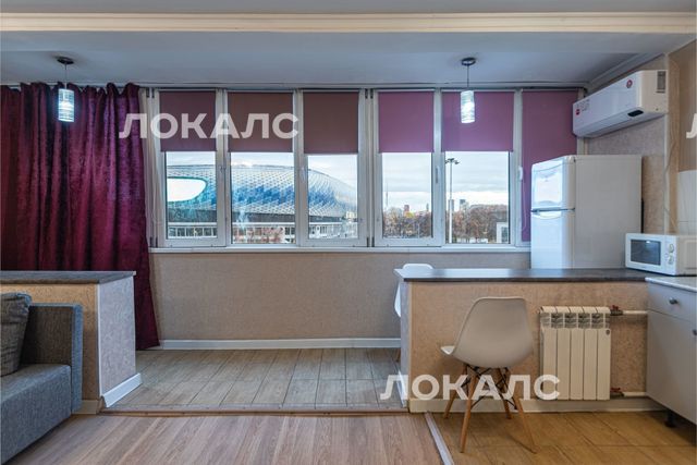 Сдается 1к квартира на г Москва, Ленинградский пр-кт, д 33А, метро Динамо, г. Москва