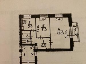 2-к кв. Санкт-Петербург Ковалевская ул., 23К2 (42.6 м²)