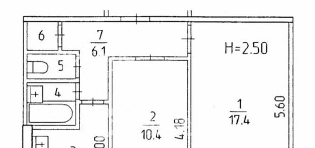 Сдается 2-комнатная квартира на 6, метро Рассказовка, г. Москва