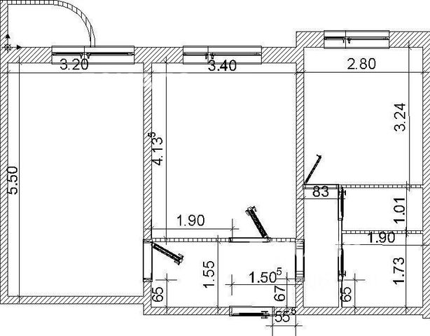 Аренда двухкомнатной квартиры на Новоясеневский проспект, 38К1, метро Ясенево, г. Москва