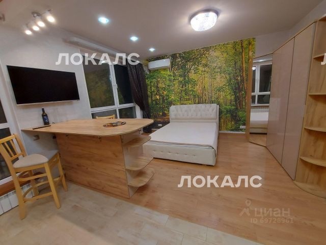 Сдам однокомнатную квартиру на улица Корабельная, 15, г. Москва