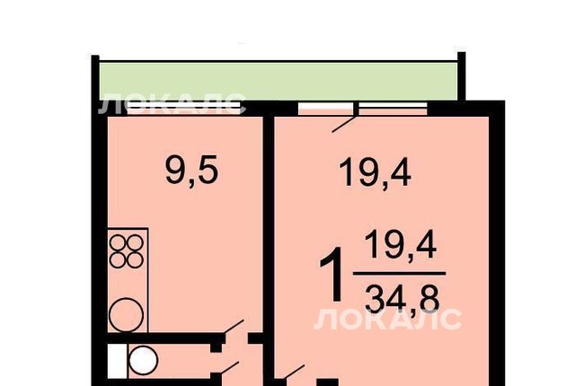 Сдаю 1к квартиру на Вокзальный переулок, 8К1, метро Войковская, г. Москва
