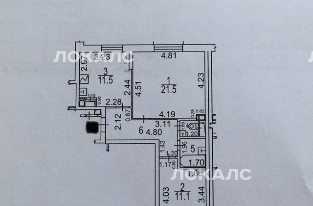 Сдается 2-комнатная квартира на Староалексеевская улица, 3, метро ВДНХ, г. Москва