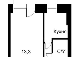 1-к кв. Москва туп. Чуксин, 5 (31.0 м²)