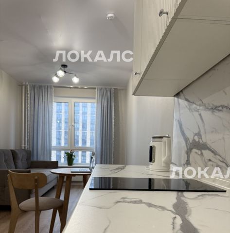 Сдам двухкомнатную квартиру на проезд Стройкомбината, 1, метро Озёрная, г. Москва