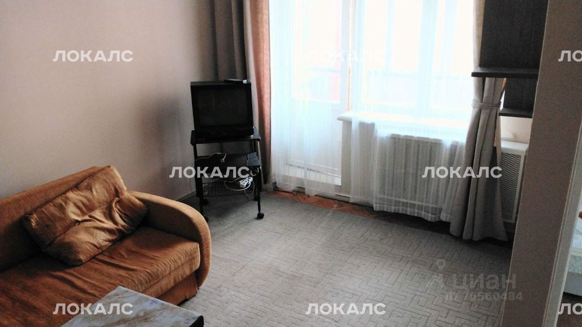 Сдам 1-комнатную квартиру на 4-й Войковский проезд, 9, метро Войковская, г. Москва