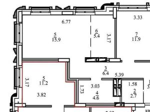 1-к кв. Новосибирская область, Новосибирск ул. Кирова, 115 (37.2 м²)