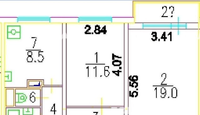 Сдается двухкомнатная квартира на улица Чичерина, 6, метро Бабушкинская, г. Москва
