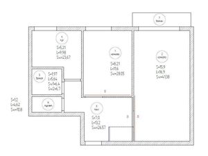 2-комнатная квартира: Москва, Ленинградское шоссе, 112к3 (39.5 м²)