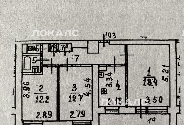 Снять 3к квартиру на улица Крутицкий Вал, 3, метро Пролетарская, г. Москва