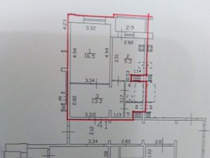 1-к кв. Санкт-Петербург ул. Седова, 60 (46.5 м²)