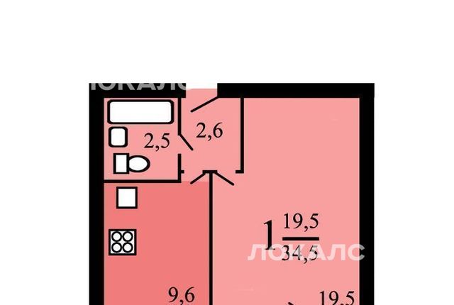 Аренда 1-комнатной квартиры на Планерная улица, 24К1, метро Беломорская, г. Москва