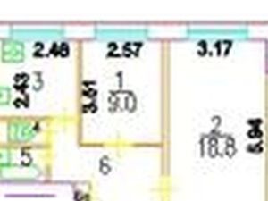 2-к кв. Москва Донбасская ул., 6 (43.0 м²)