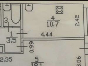 1-к кв. Санкт-Петербург Пискаревский просп., 11 (35.8 м²)